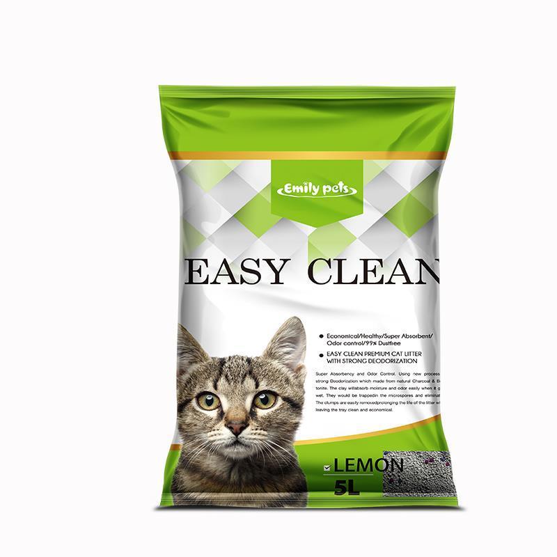 Бентонитовый наполнитель для кошачьего туалета Easy Clean 