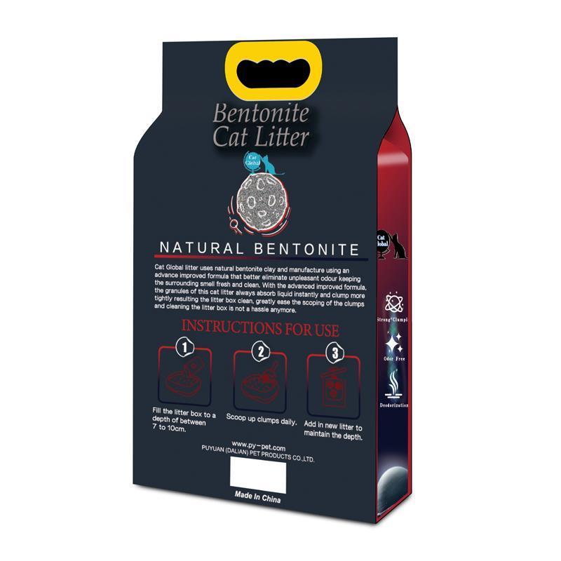 Ароматизированный бентонитовый кошачий туалет
