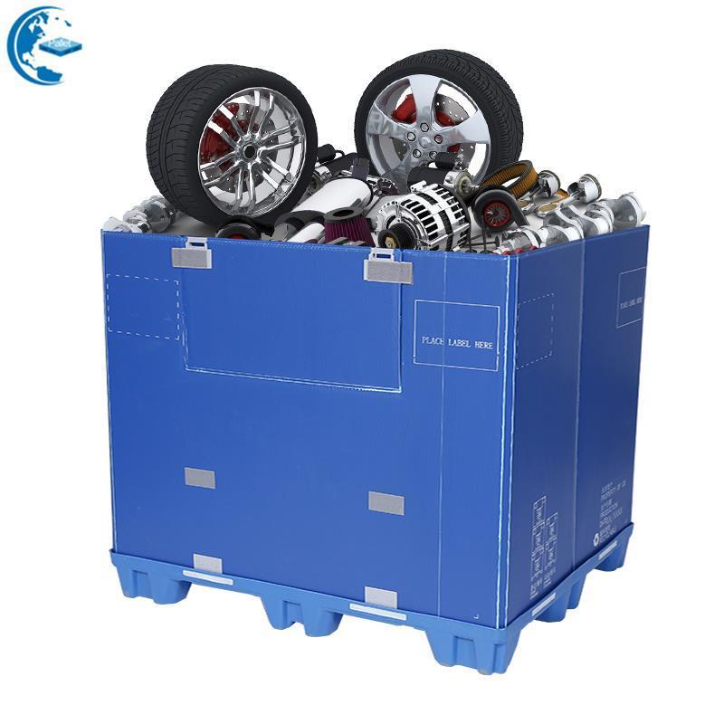 Складной пластиковый контейнер для поддонов 1600 X 1150 с крышкой