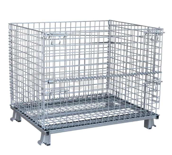 Металлическая корзина с дверью