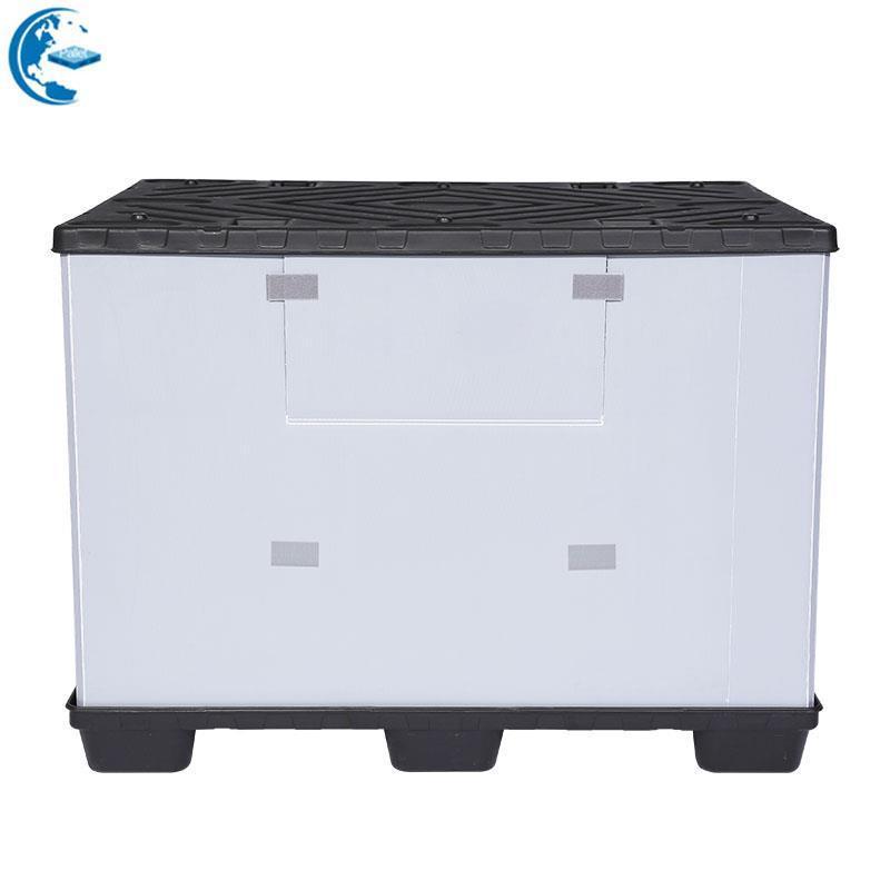 Автомобильный складной пластиковый контейнер для сыпучих грузов, 1200 x 1000 x 1000