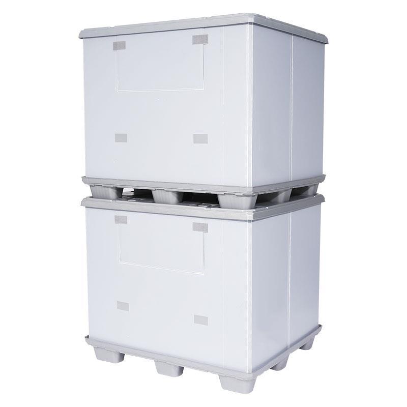 Складная коробка с поддоном и крышкой