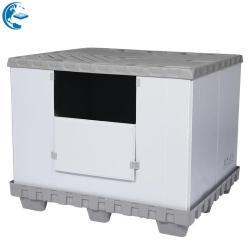 Автомобильный складной пластиковый контейнер для сыпучих грузов, 1200 x 1000 x 1000