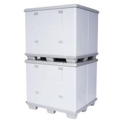 Складная коробка с поддоном и крышкой