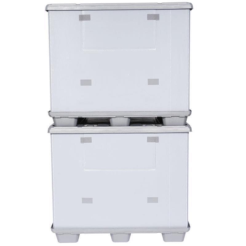 Складная коробка с поддоном и крышкой