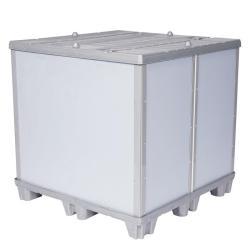 Складная коробка с поддоном и крышкой