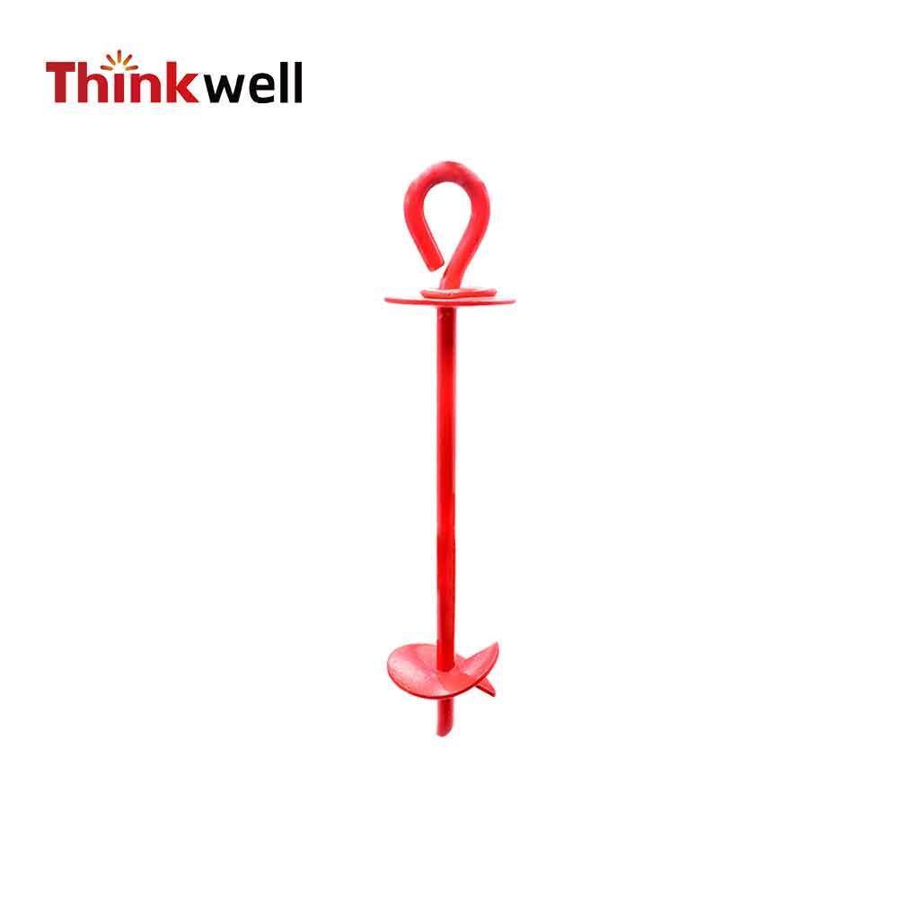 Стальные круглые спиральные анкерные колышки для земли