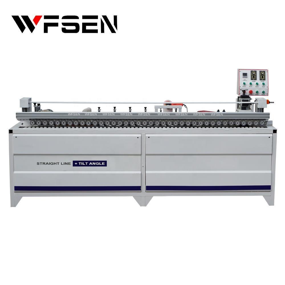 Полуавтоматическая кромкооблицовочная машина с прямым углом наклона кривой