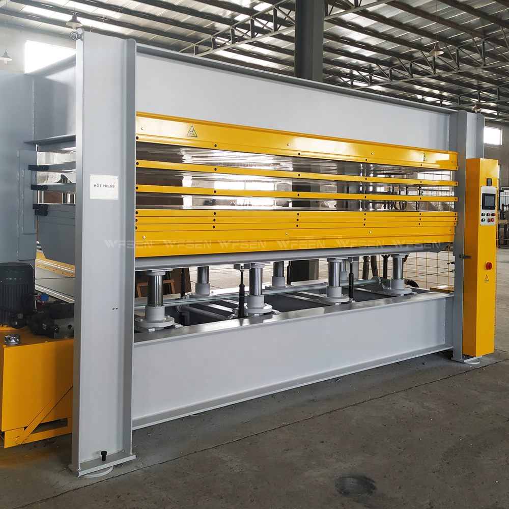 5-слойный ламинатор для горячего прессования древесины