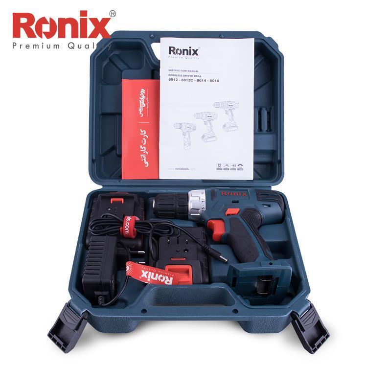 Шуруповерт RONIX, модель 8014 на аккумуляторной батарее 14В