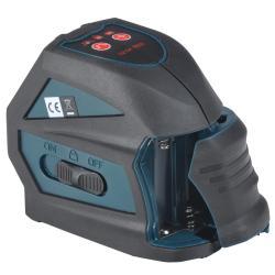 Портативный лазерный уровень Ronix с двумя красными линиями, модель RH-9500