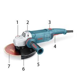 Угловая шлифовальная машина Ronix 230 мм, модель 3241