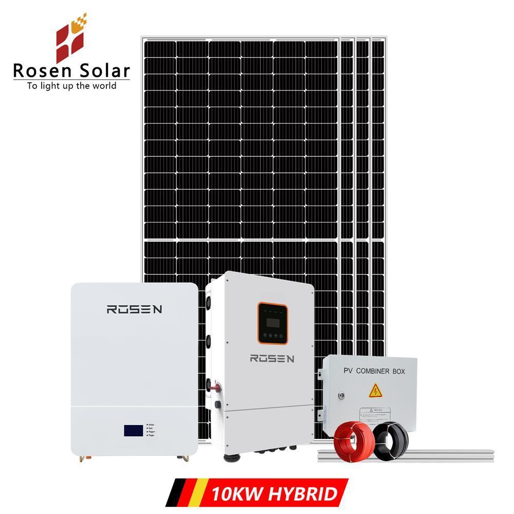 Солнечные панели 500w 5kw 10kw 15kw PV модули с блоком батарей 48V