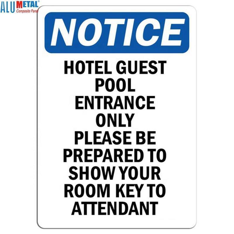 Металлическая вывеска Alumetal 