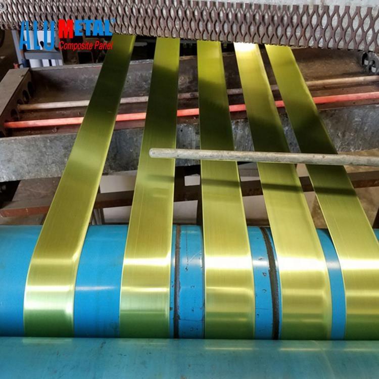 Алюминиевые полоски с тиснением