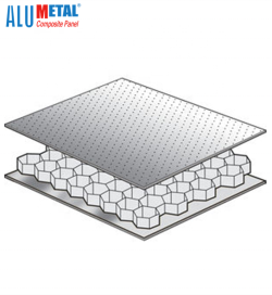 Алюминиевая сотовая сэндвич-панель 12 мм, 15 мм, 20 мм, 25 мм, 38 мм