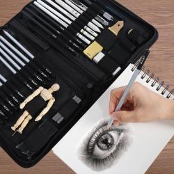 Профессиональный набор карандашей для рисования эскизов, 35шт