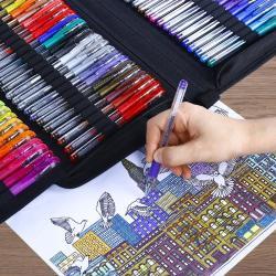 Набор из 240 разноцветных гелевых ручек