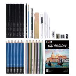 Набор акварельных карандашей для рисования 120 шт