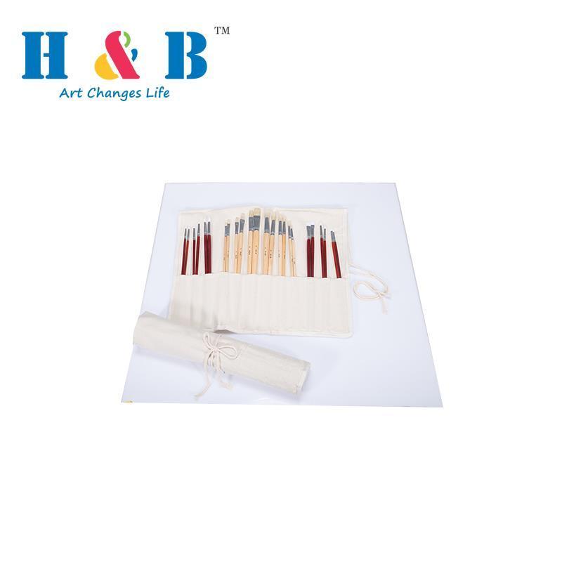 Набор кистей для масляной живописи размера HB mix size