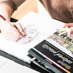 Профессиональный набор цветных карандашей, 50 шт.