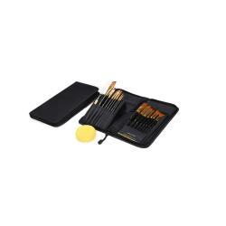 Набор кистей для рисования с нейлоновой масляной ручкой и деревянной ручкой