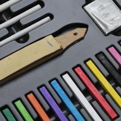 Набор из 24 пастельных карандашей для рисования эскизов