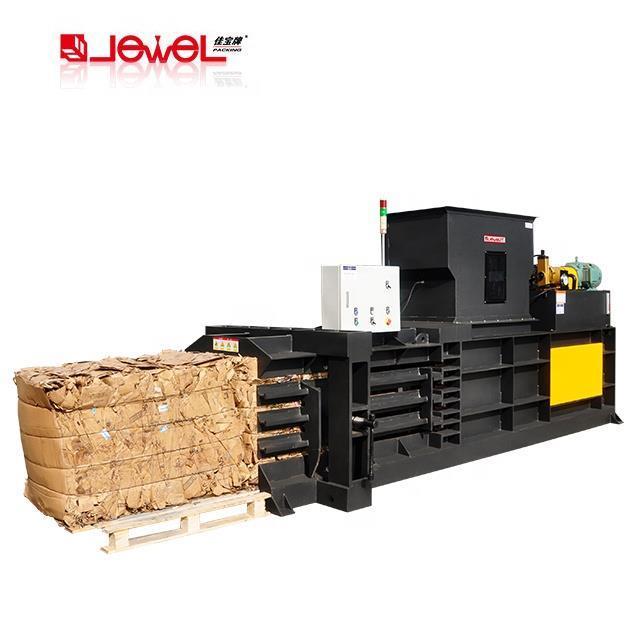 Полуавтоматический горизонтальный гидравлический пресс для макулатуры и пластика