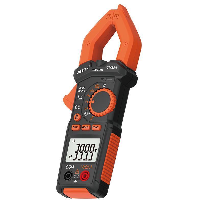 Цифровой мультиметр с клещами Professional True RMS AC/DC 