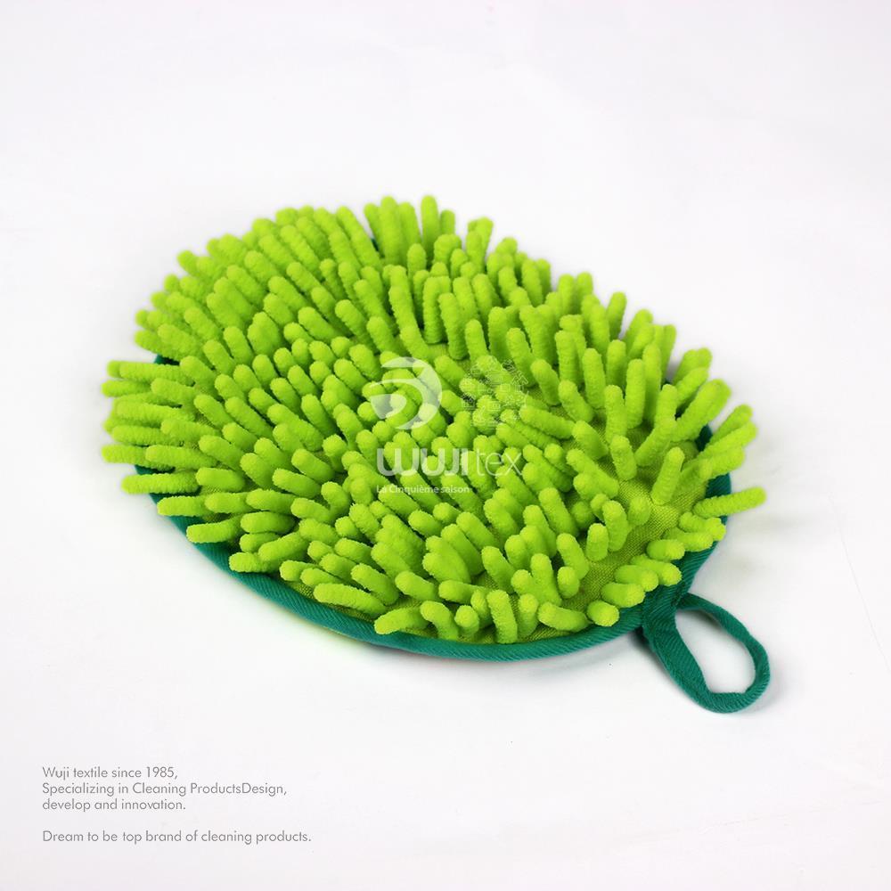 Рукавица для мытья автомобиля из синели 