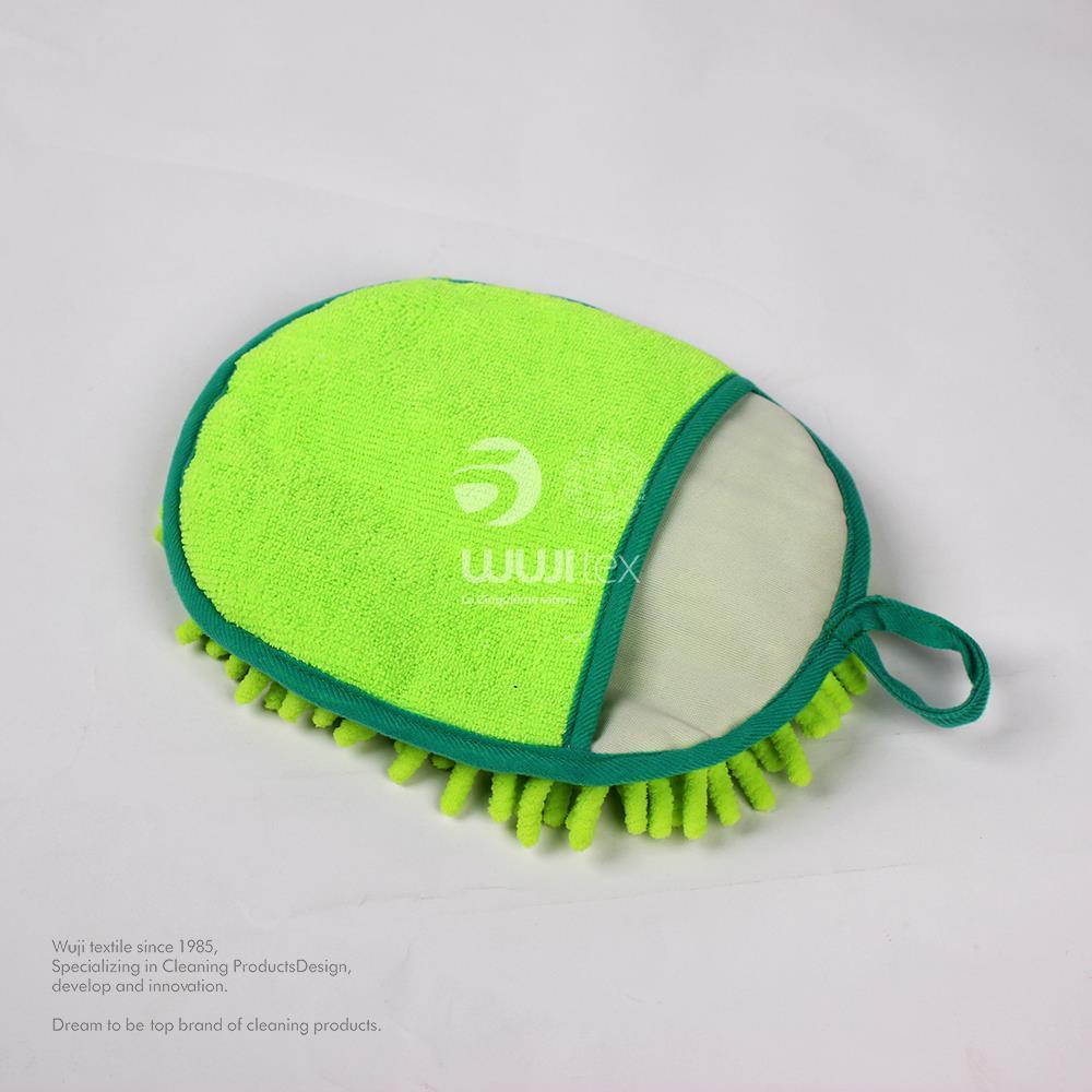 Рукавица для мытья автомобиля из синели 