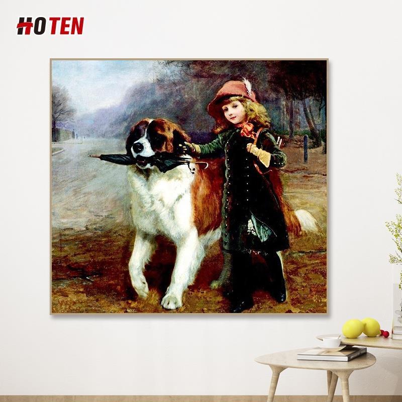 Девочка с собакой