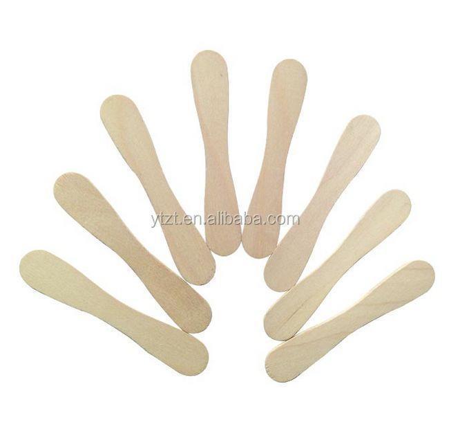Деревянная палочка для мороженого с плоским краем
