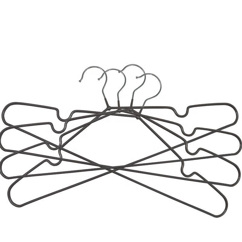 Металлическая вешалка для одежды, черная
