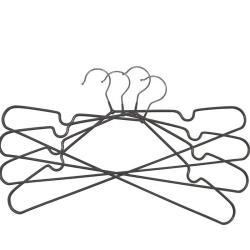 Металлическая вешалка для одежды, черная