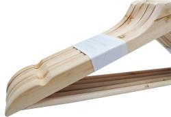 Деревянная вешалка для одежды YIKAI 