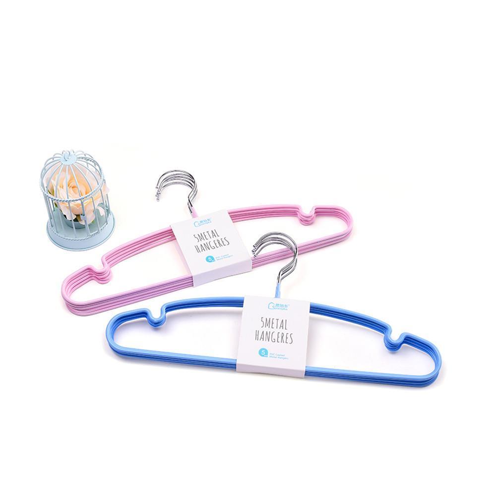 Красочная металлическая вешалка для одежды Macarons 