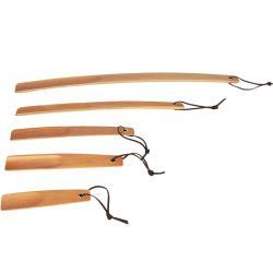 Деревянный рожок для обуви с ручкой