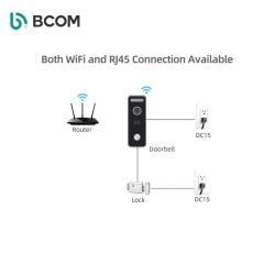 Ыодонепроницаемый дверной звонок с камерой 15 В, 1 А
