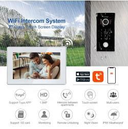 Беспроводной видеодомофон 2,4 ГГц для многоквартирного дома 