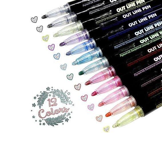 Набор маркеров с возможностью нанесения логотипа для творчества (арт. 21101944)