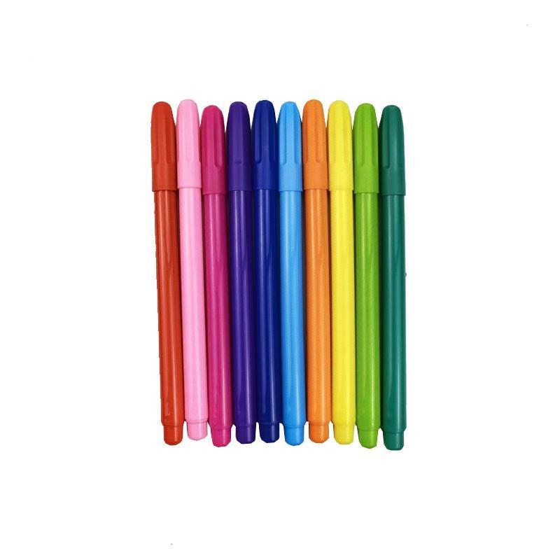 Акварельные маркеры с логотипом на заказ, 12 цветов, тонкие наконечники (арт. 21101997)