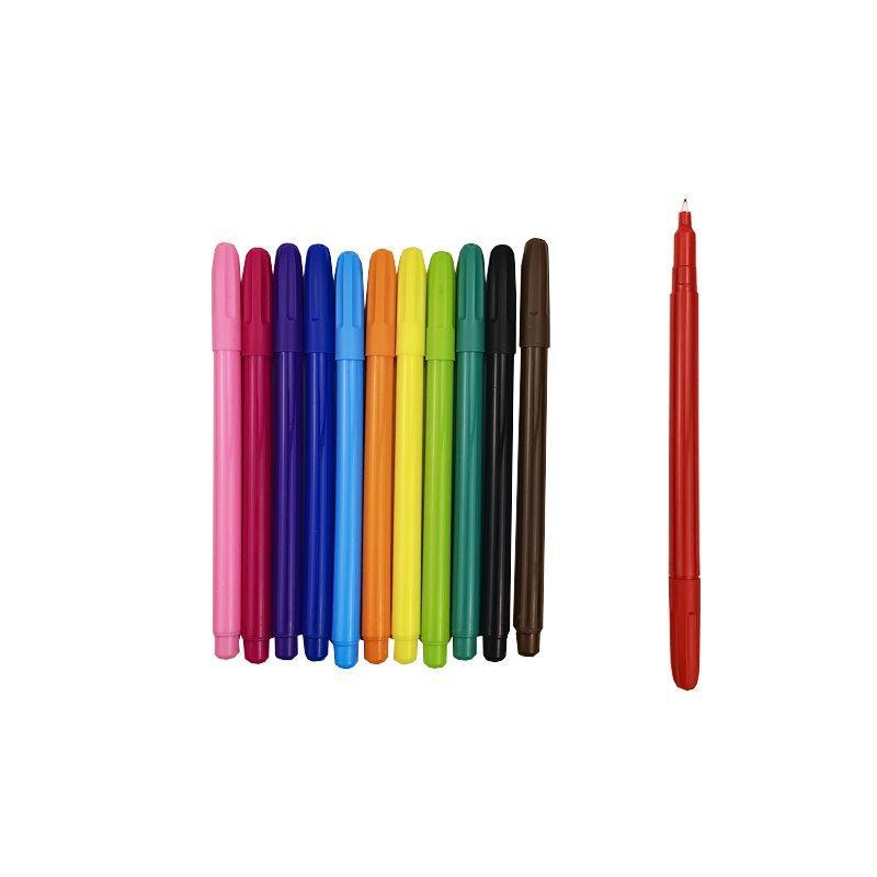 Набор акварельных маркеров с логотипом на заказ, 12 цветов (арт. 21102000)