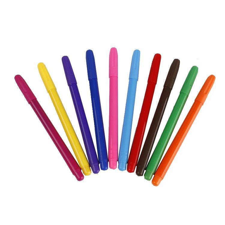 Набор акварельных маркеров с тонким наконечником для детей, моющиеся (арт. 21102004)