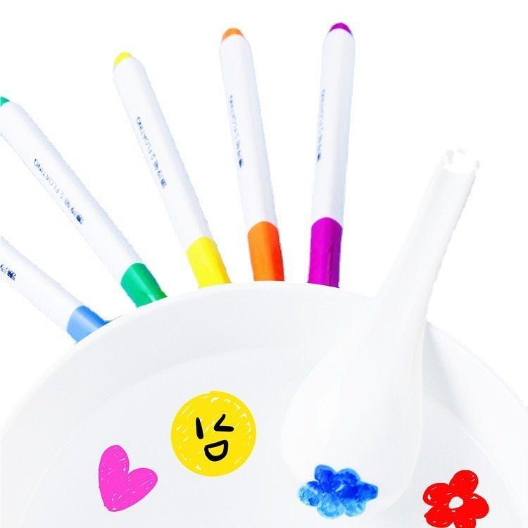 Стираемые маркеры для белой доски с плавающими чернилами, разноцветные (арт. 21102046)