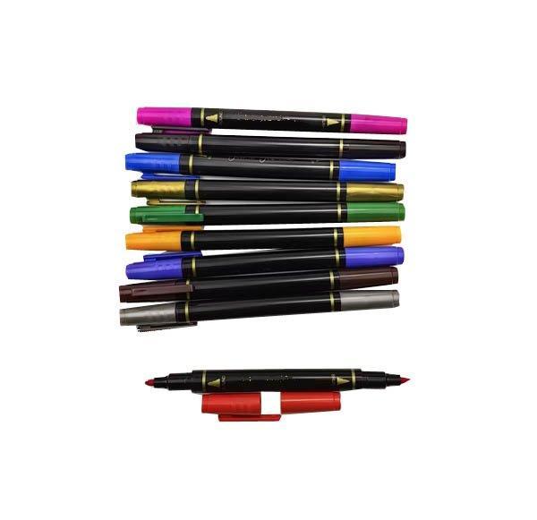 12 стираемых двусторонних маркеров для ткани, для футболок и текстиля (арт. 21102089)