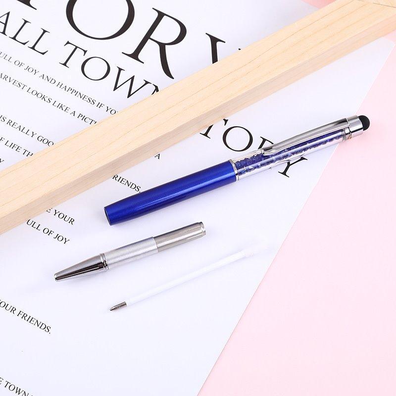 Алюминиевая шариковая ручка с металлическим стилусом 2 в 1 для бизнеса (арт. 21082022)