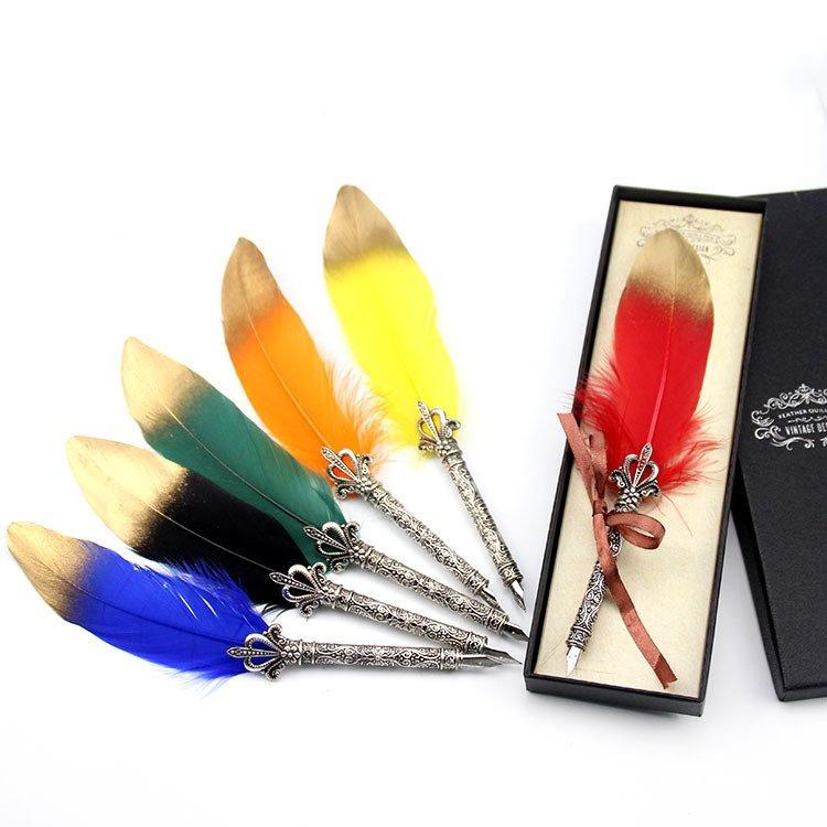 Подарочный набор перьевых ручек с логотипом, роскошная каллиграфическая ручка (арт. 21082027)