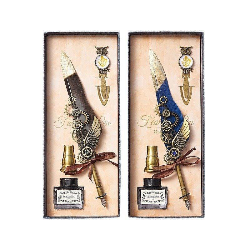 Персонализированный набор перьевых ручек и восковых штампов на заказ (арт. 21082032)