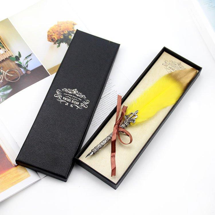 Персонализированный набор перьевых ручек с индивидуальным дизайном пера (арт. 21082040)